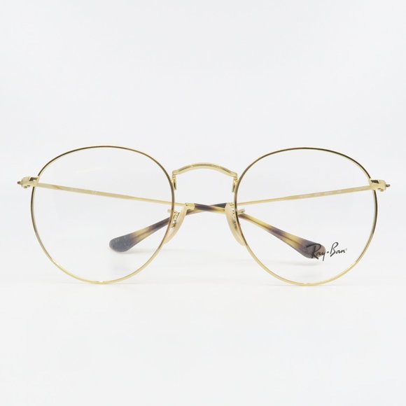 Ray-Ban RB 3447V 2500 Unisex Round Gold/Tortoise - Picture 2 of 6